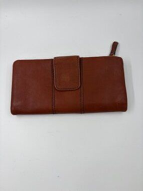 Fossil Women's Ella Brown Leather Bifold Wallet